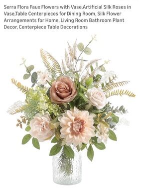 10 boxes Serra Rose Faux Floral Arrangements